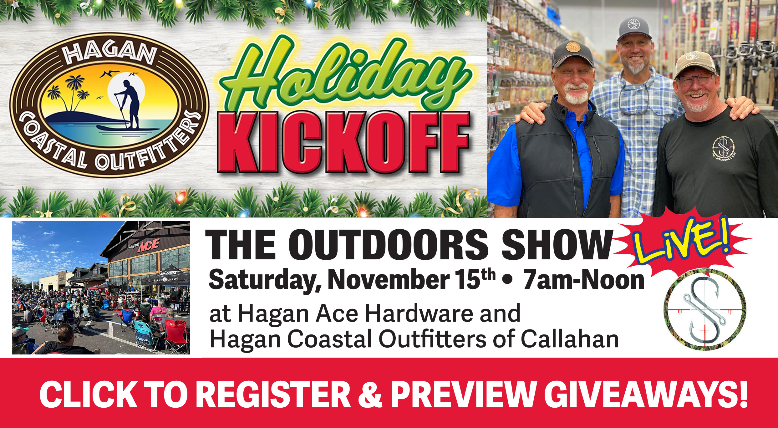 HCO Holiday Kickoff pop up