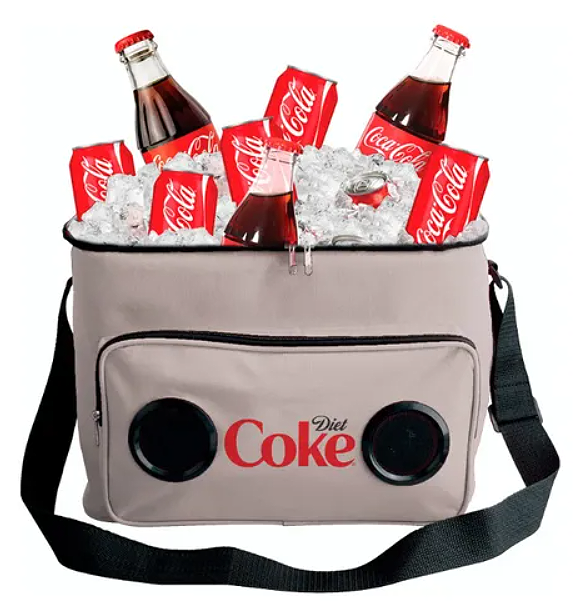 Ladies Night Diet Coke Cooler with speakers