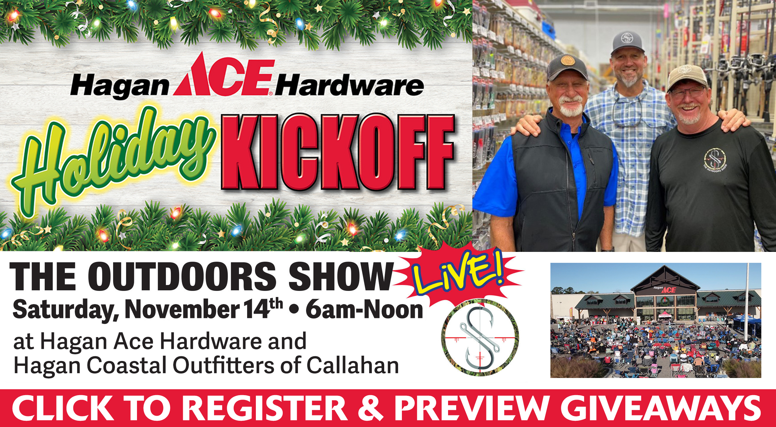 holiday kickoff popup graphic
